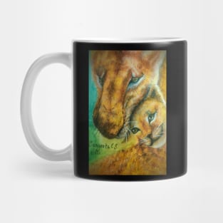 Leo and cub Mug